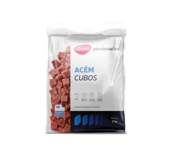 ACÉM BOVINO CONGELADO EM CUBOS ALFAMA 2 KG (CX 3 PCT)
