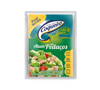 ATUM PEDAÇOS EM ÓLEO POUCH COQUEIRO 480 G (CX 12 PCT)