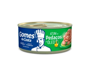 ATUM PEQUENO PEDAÇOS EM ÓLEO GOMES DA COSTA 170 G (CX 24 LT)