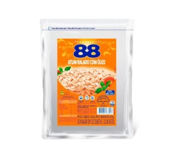 ATUM RALADO EM ÓLEO POUCH 88 500 G (CX 12 PCT)