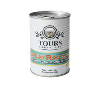 ATUM RALADO EM ÓLEO TOURS 400 G (CX 24 LT)