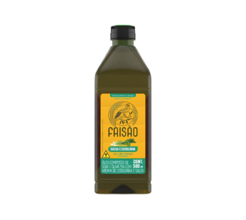 AZEITE COMPOSTO TEMPERO SALSA E CEBOLINHA FAISÃO 500 ML (CX 9 UN)