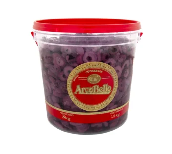 AZEITONA PRETA FATIADA ARCO BELLO (BD 1,8 KG)