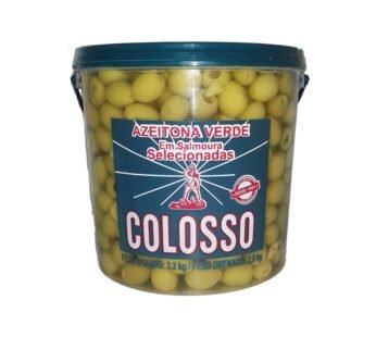 AZEITONA VERDE SEM CAROÇO COLOSSO (BD 2 KG)