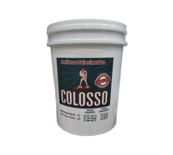 AZEITONA VERDE SEM CAROÇO COLOSSO (BD GRANDE 14 KG)