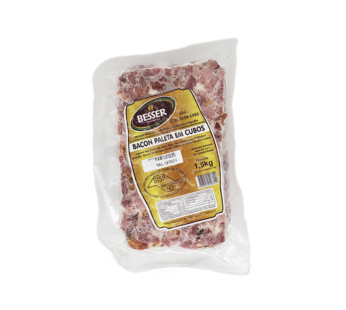 BACON EM CUBOS PALETA BESSER 1,5 KG (CX 8 PCT)