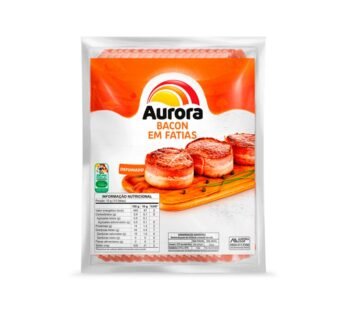 BACON FATIADO BARRIGA AURORA 1 KG (CX 12 PCT)