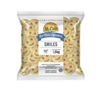BATATA CONGELADA PRÉ FRITA SMILES SORRISO MCCAIN 1,5 KG (CX 6 PCT)
