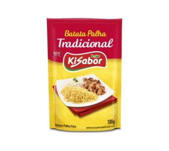 BATATA PALHA TRADICIONAL KISABOR 100 G (CX 20 PCT)