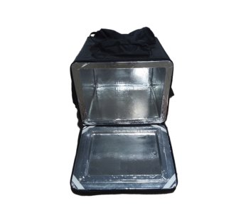 BAÚ MOCHILA PRATA LAMINADO PARA PIZZA MIL ROTAS (UN)