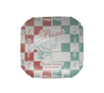 CAIXA PARA PIZZA OITAVADA PORTO FELIZ 35 CM (PCT 25 UN)