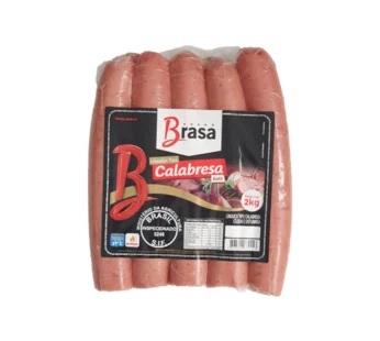 CALABRESA RETA BRASA 2 KG (CX 8 PCT)