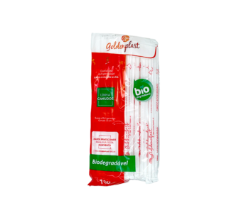 CANUDO BIODEGRADÁVEL GOLDENPLAST 100 UN (CX 30 PCT)