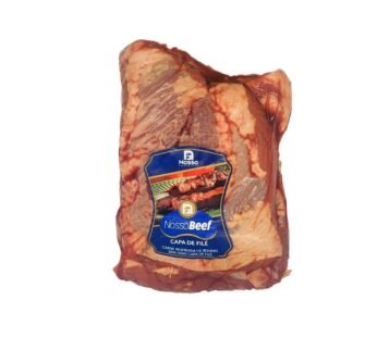CAPA DE FILÉ BOVINA RESFRIADA NOSSO BEEF FRIGO NOSSO 1,5 KG (CX 19 KG)
