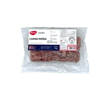 CARNE MOÍDA BOVINA CONGELADA ALFAMA 1 KG (CX 9 PCT)