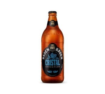 CERVEJA BADEN BADEN PILSEN CRISTAL 600 ML (CX 12 UN)