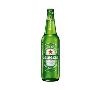 CERVEJA HEINEKEN PURE MALT LAGER GARRAFA 600 ML (CX 12 UN)