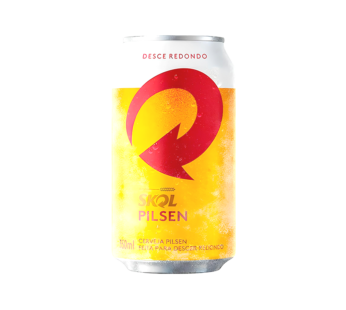 CERVEJA MÉDIA SKOL PILSEN LATA 350 ML (PCT 12 LT)