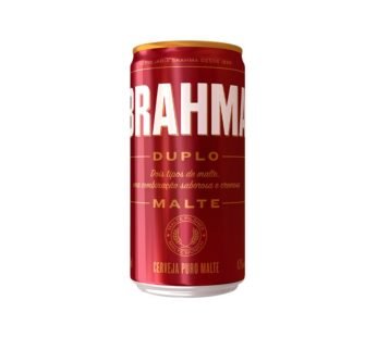 CERVEJA PEQUENA BRAHMA DUPLO MALTE LATA 269 ML (CX 15 LT)