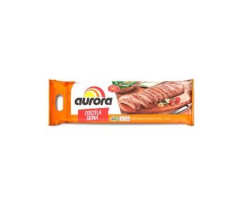 COSTELA SUÍNA CONGELADA COM OSSO AURORA 1,5 KG (CX 11 KG)