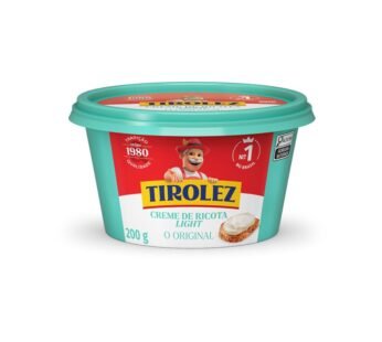 CREME DE RICOTA LIGHT TIROLEZ 200 G (CX 16 UN)