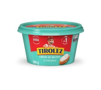 CREME DE RICOTA TIROLEZ 200 G (CX 16 UN)