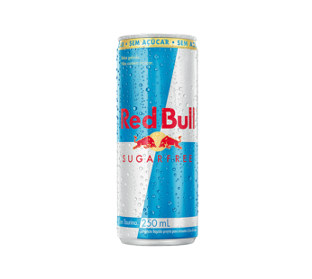 ENERGÉTICO RED BULL SUGAR FREE 250 ML (CX 24 LT)
