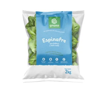 ESPINAFRE CONGELADO EM FOLHAS GRANO 2 KG (CX 5 PCT)