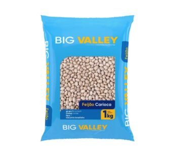 FEIJÃO CARIOCA TIPO 1 BIG VALLEY 1 KG (FDO 10 PCT)