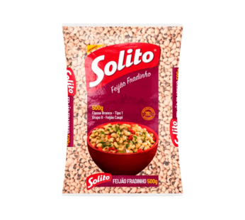 FEIJÃO FRADINHO TIPO 1 SOLITO 500 G (FDO 20 PCT)