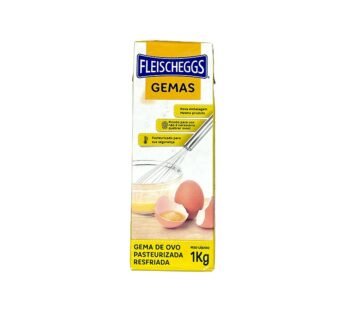 GEMA DE OVO PASTEURIZADA RESFRIADA FLEISCHEGGS 1 KG (CX 12 UN)