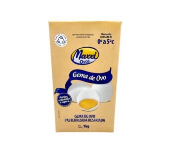GEMA DE OVO PASTEURIZADA RESFRIADA MAXXIOVOS 1 KG (CX 12 UN)