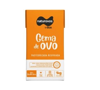GEMA DE OVO PASTEURIZADA RESFRIADA NATUROVOS 1 KG (CX 12 UN)