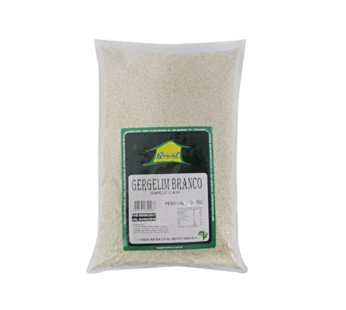 GERGELIM BRANCO INDIANO BRASILSECO 500 G (CX 20 PCT)