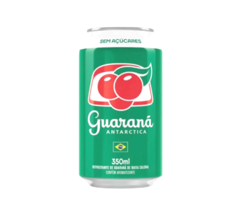 GUARANÁ ANTARCTICA SEM AÇÚCARES LATA 350 ML (PCT 12 LT)