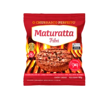 HAMBÚRGUER DE CARNE BOVINA COSTELA MATURATTA FRIBOI 180 G (CX 18 UN)