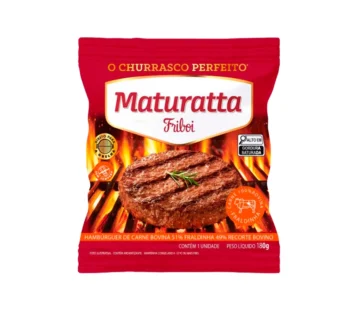 HAMBÚRGUER DE CARNE BOVINA FRALDINHA MATURATTA FRIBOI 180 G (CX 18 UN)