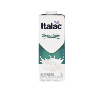LEITE DESNATADO ITALAC 1 L (CX 12 UN)