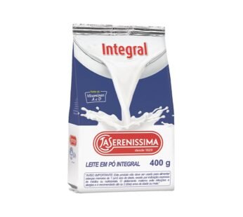 LEITE EM PÓ INTEGRAL PEQUENO LA SERENISSIMA 400 G (FDO 25 PCT)