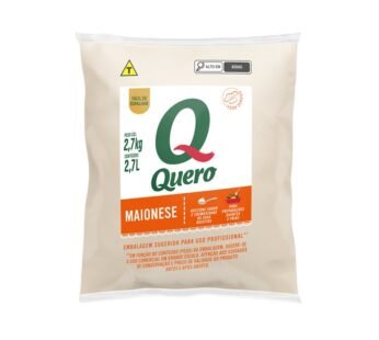 MAIONESE QUERO 2,7 KG (CX 6 BAG)