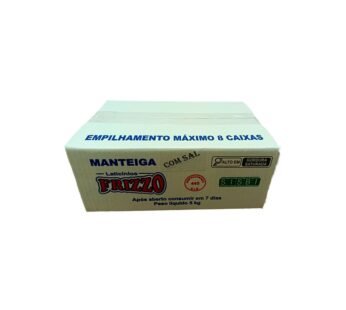 MANTEIGA COM SAL DE PRIMEIRA FRIZZO (CX 5 KG)
