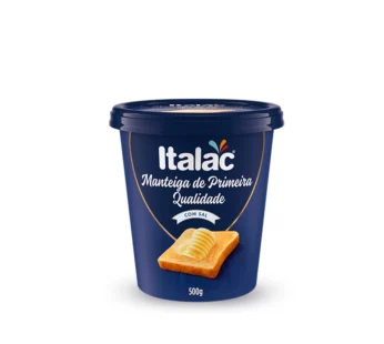 MANTEIGA COM SAL ITALAC 500 G (CX 12 UN)
