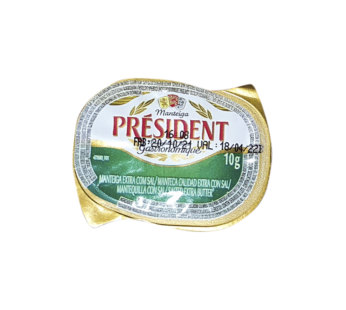 MANTEIGA SACHÊ COM SAL PRESIDENT 10 G (CX 192 UN)