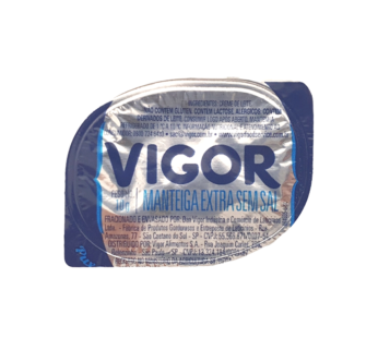 MANTEIGA SACHÊ SEM SAL VIGOR 10 G (CX 192 UN)