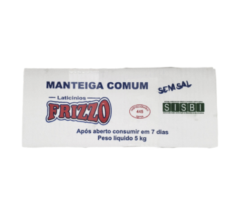 MANTEIGA SEM SAL FRIZZO (CX 5 KG)