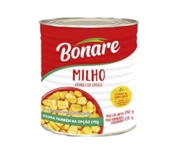 MILHO BONARE GOIÁS VERDE 170 G (CX 24 LT)