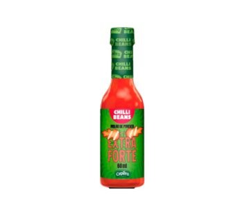 MOLHO DE PIMENTA EXTRA FORTE CHILLI BEANS CEPÊRA 60 ML (CX 12 VD)
