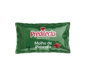 MOLHO DE PIMENTA VERMELHA SACHÊ PREDILECTA 3 ML (CX 144 UN)