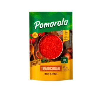 MOLHO DE TOMATE TRADICIONAL POMAROLA 1,7 KG (CX 6 BAG)