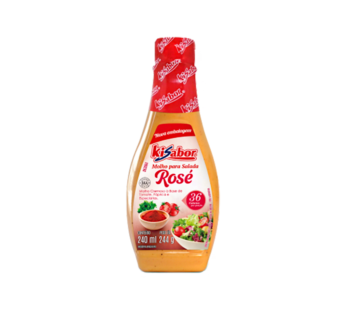 MOLHO SALADA ROSE KISABOR 240 ML (CX 12 UN)